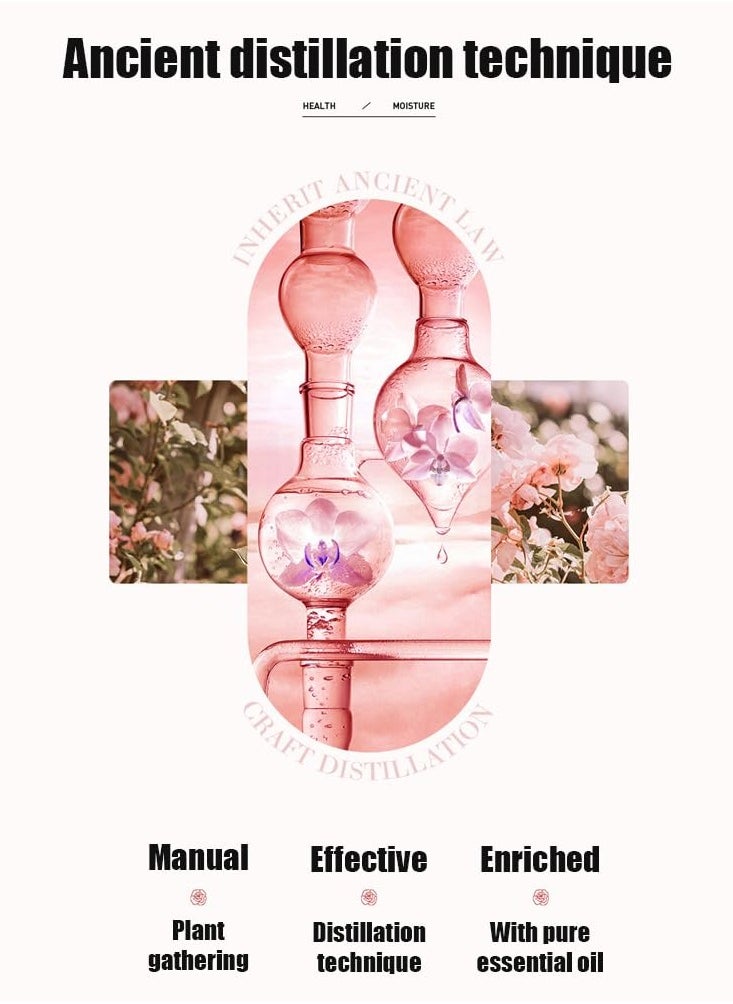 BIOAQUA Rose Dried Flower Essential Oil Moisturizing Face Rejuvenating Facial Skin Smooth Dry Hair 30ml / 1.01fl.oz