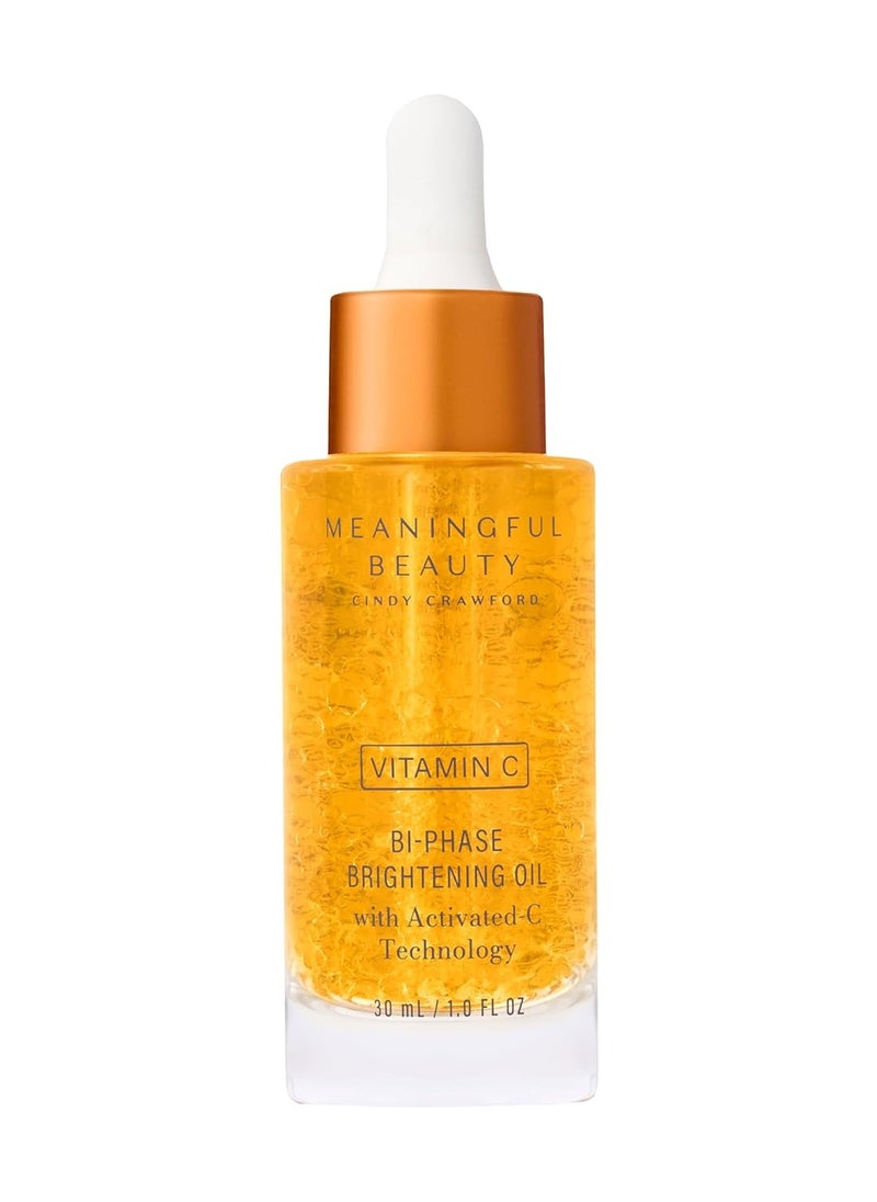 Meaningful Beauty Vitamin C Bi-Phase Brightening Oil with Activated C Technology