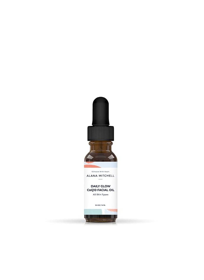 Alana Mitchell Daily Glow CoQ10 Facial Oil Radiant, Anti-Aging, Moisturizing, Nourishing