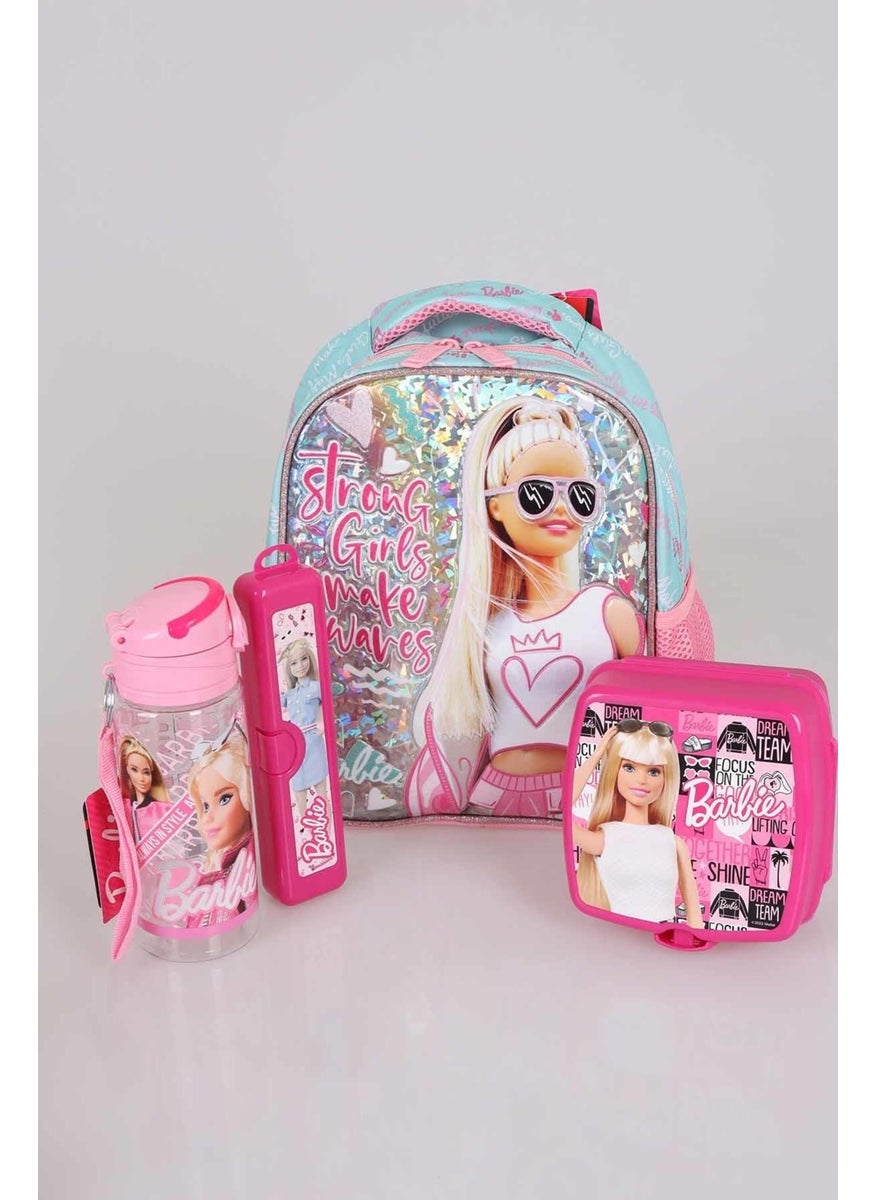 Licensed Kindergarten Set Backpack Toothbrush Box Lunch Box And Tritan Water Bottle