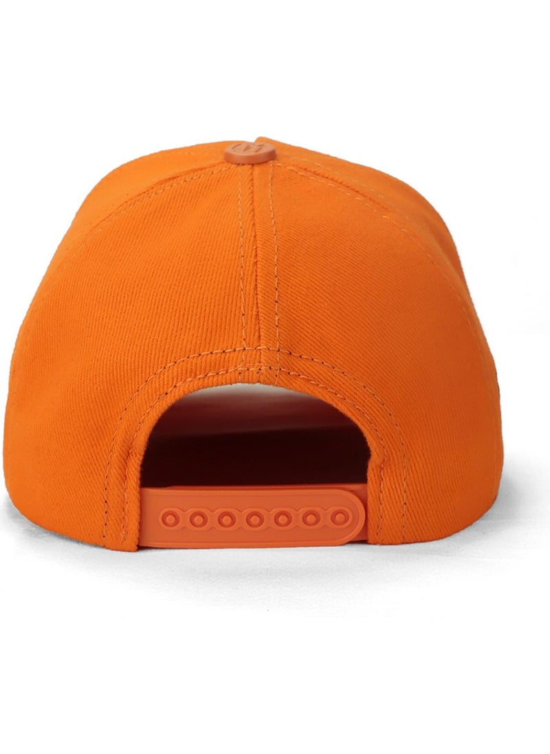 Blackbörk V1 Baseball Kids Chameleon - 1 Neon Orange Kids Hat (Cap) with Code Logo