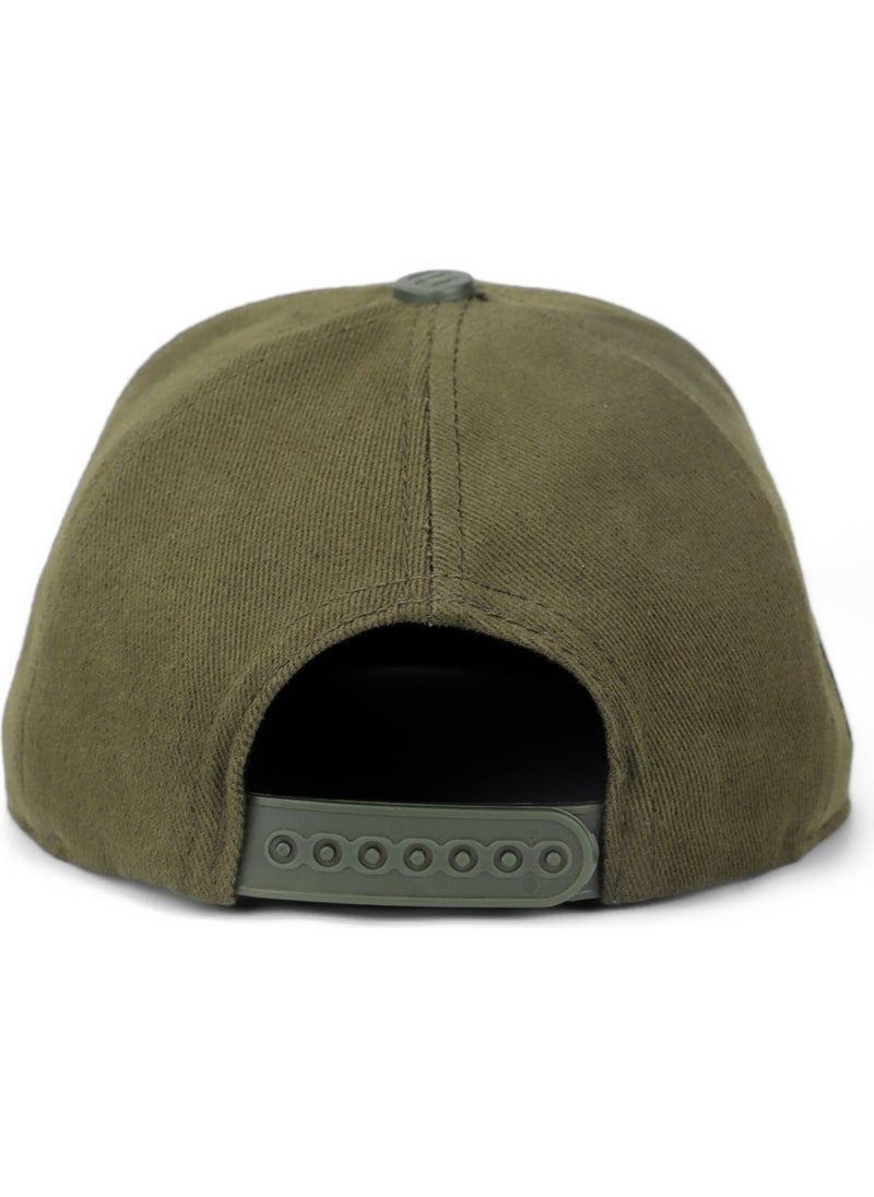BlackBörk V1 Hip Hop Kids Bear - Khaki Kids Hat (Cap) with 2 Code Logo
