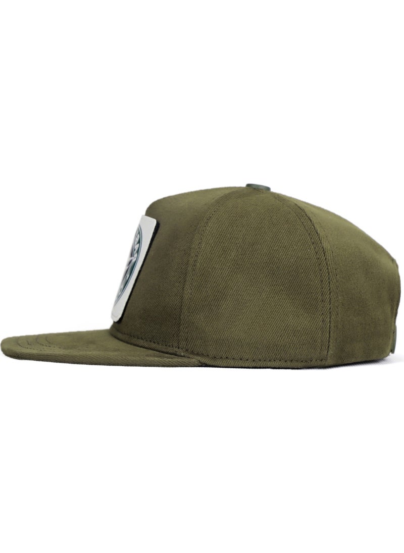 BlackBörk V1 Hip Hop Kids Bear - Khaki Kids Hat (Cap) with 2 Code Logo