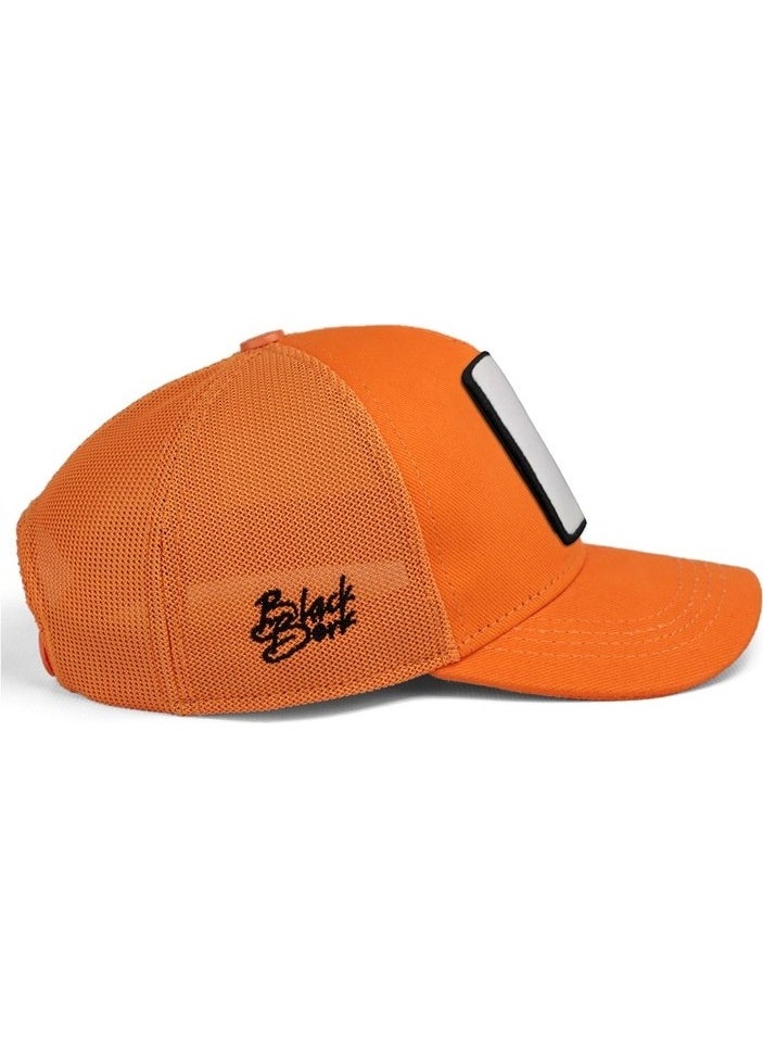 V1 Trucker Kids Duck - 1 Code Logo Unisex Neon Orange Children's Hat