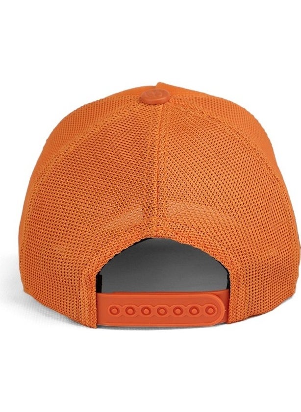 V1 Trucker Kids Duck - 1 Code Logo Unisex Neon Orange Children's Hat