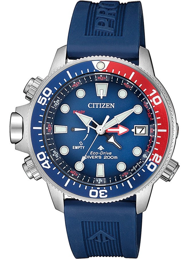 Eco Drive Diver's Men's Wristwatch Waterproof
