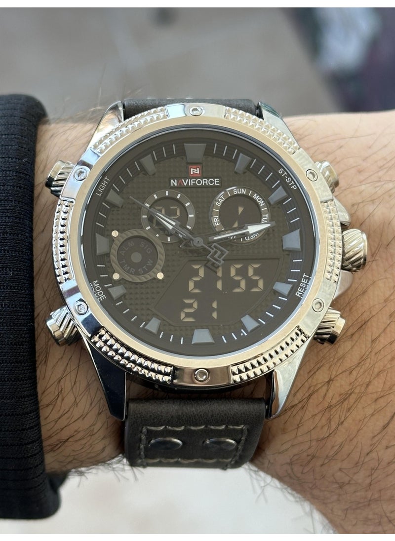 New Model Men's Wristwatch with Alarm and Illumination Suitable for Sports and Stylish Use