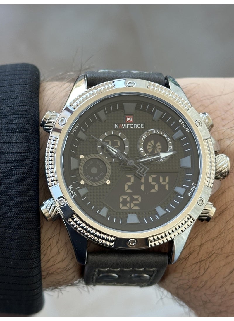 New Model Men's Wristwatch with Alarm and Illumination Suitable for Sports and Stylish Use