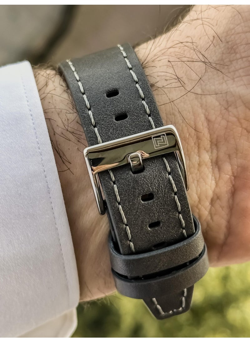 Sporty and Stylish Stopwatch and Calendar Sporty Stylish Men's Wristwatch