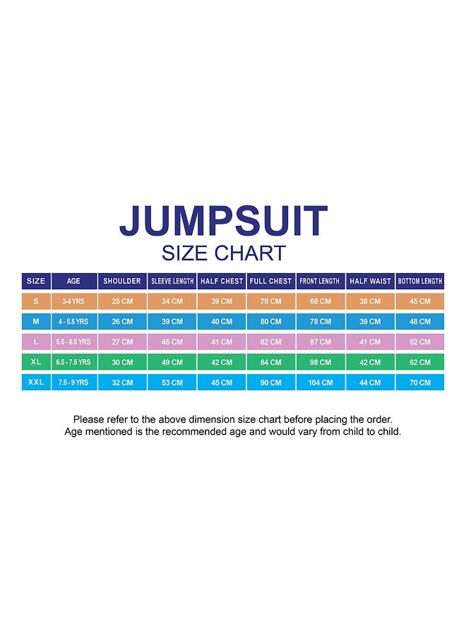 Mint Rainbow All over Jumpsuit/ Playsuit Raincoat for Kids