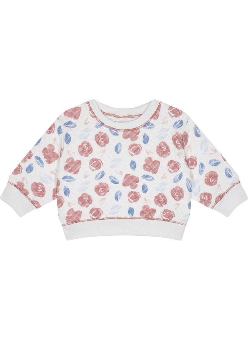 Watercolor Floral Sweatshirt and Leggings Set