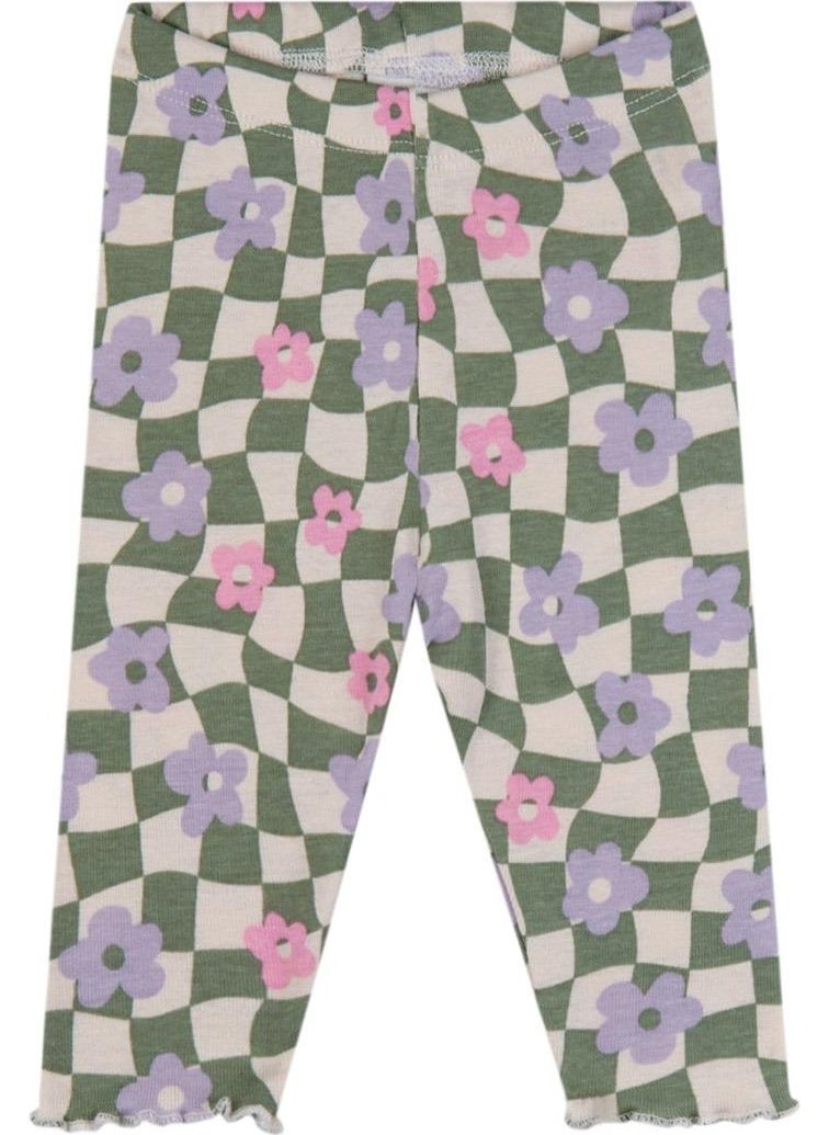 Graphic Floral Sweatshirt and Leggings Set