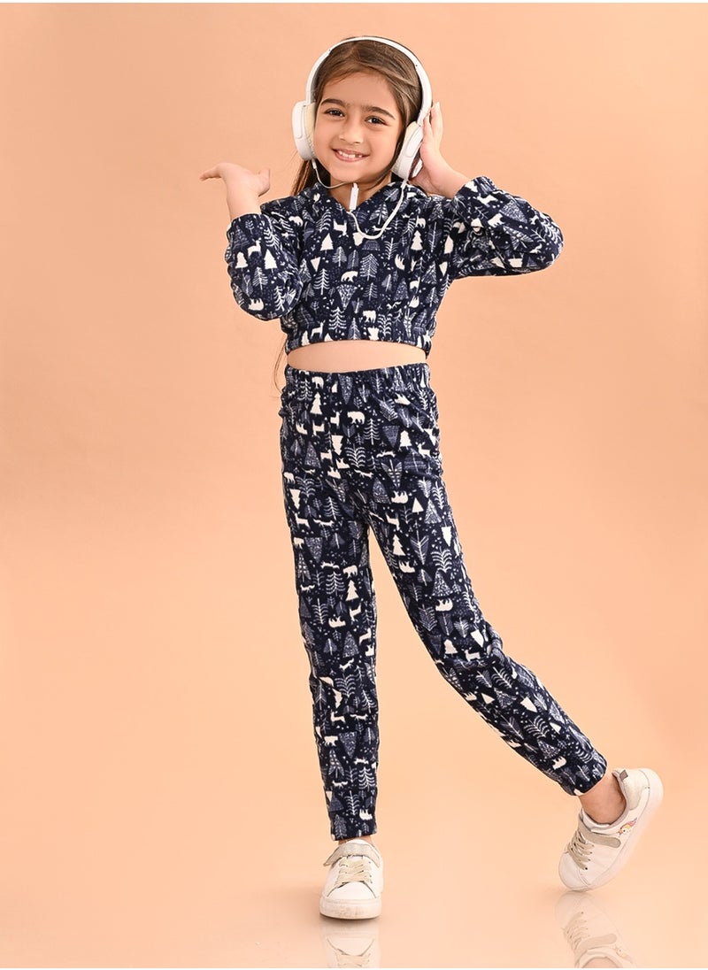 Girls Woolen Co-ord Set
