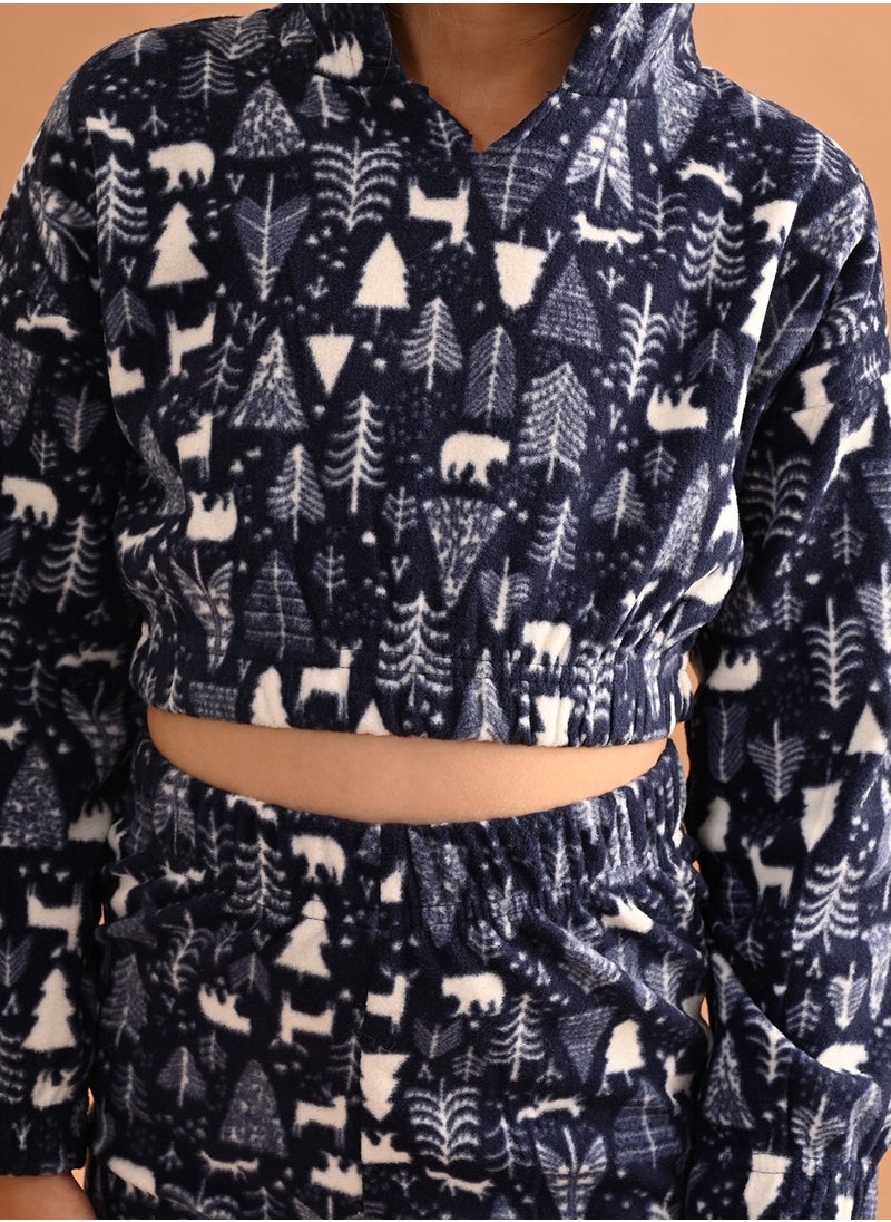 Girls Woolen Co-ord Set