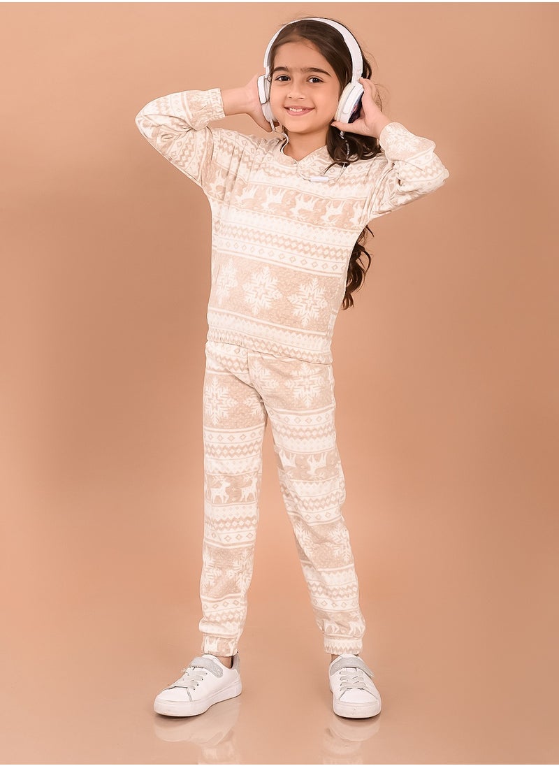 Girls Woolen Co-ord Set