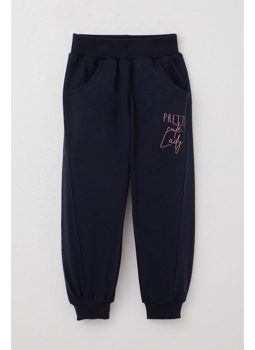 Girls Tracksuit Cool Girl Printed 2-6 Years Old, Dusty Rose