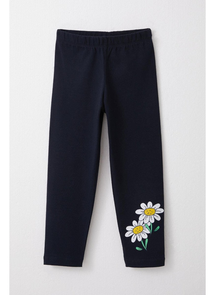 Girls Tights Set Daisy Printed 1.5-5 Years, White