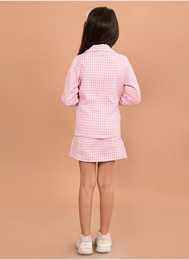 Checked Co-ord Set