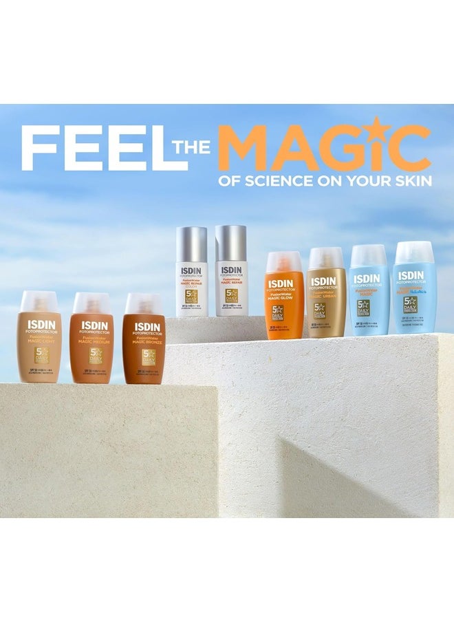 Fotoprotector Fusion Water Magic SPF50 50ml – Lightweight Daily Sunscreen for Face with Hydration & Matte Finish