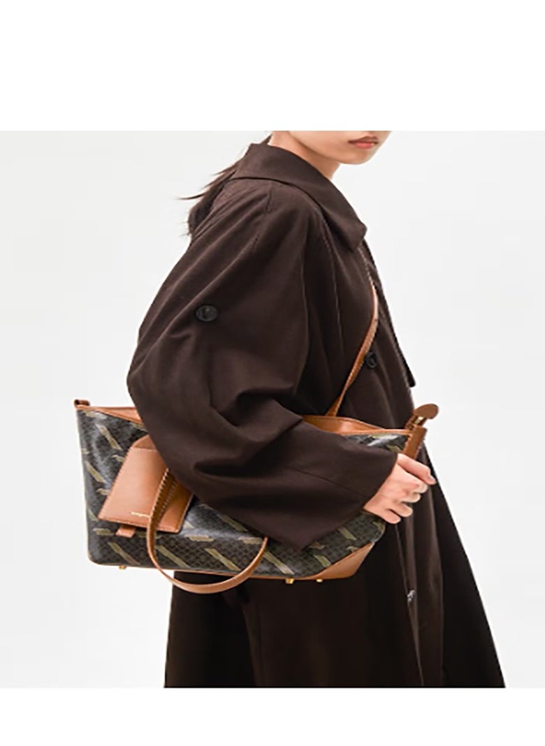Medium - Sized Tote Bag Inspired by Old - Flower Retro Aesthetic, Perfect for Commuters