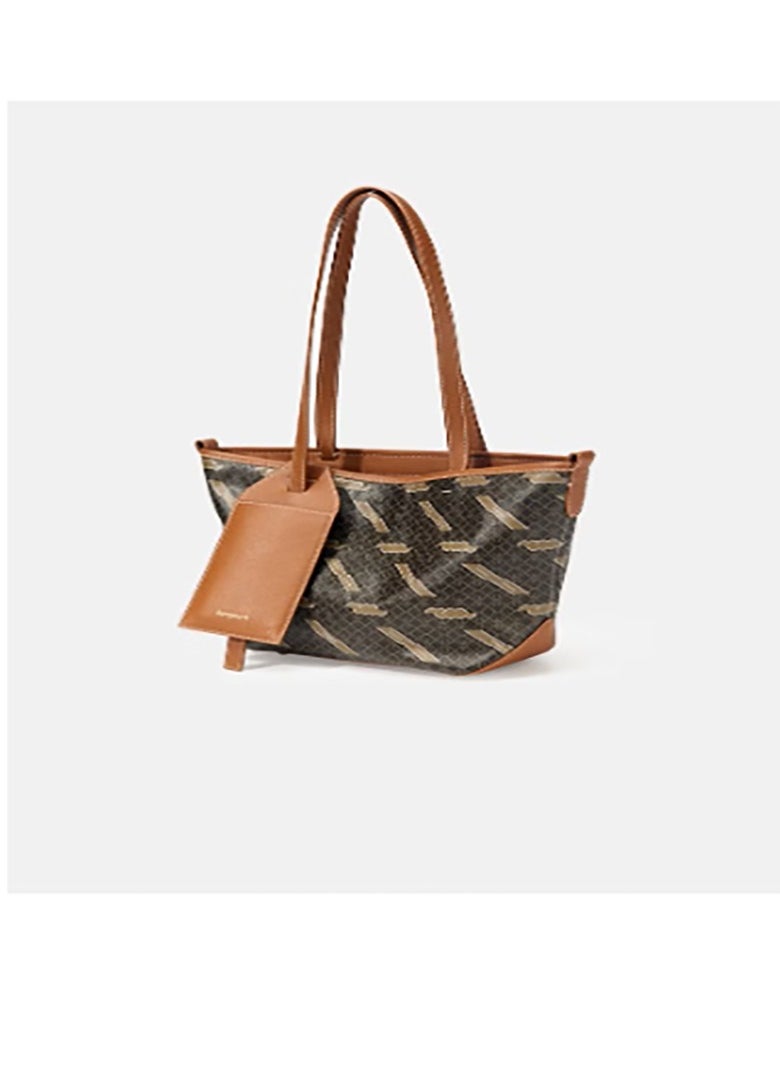 Medium - Sized Tote Bag Inspired by Old - Flower Retro Aesthetic, Perfect for Commuters