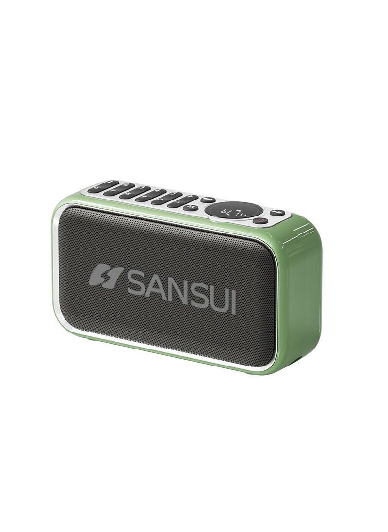F35 Portable Bluetooth Speaker 5W High-Power Bass Green