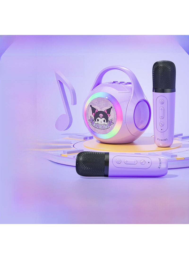 Sanrio Keroppi Bluetooth Karaoke Speaker  Microphone Set for Kids ML-02 kulomi [one drag two]]