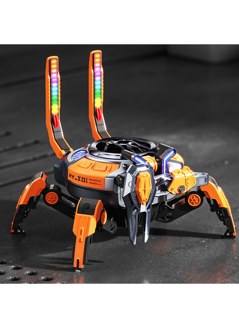 Creative Mini Bluetooth Speaker Bass Cannon Gray + Orange