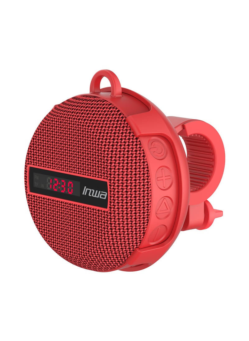 Home Use Bluetooth Speaker Portable Wireless Soundbox High Quality Sound Output Easy Carry Handle Ideal For Parties Red