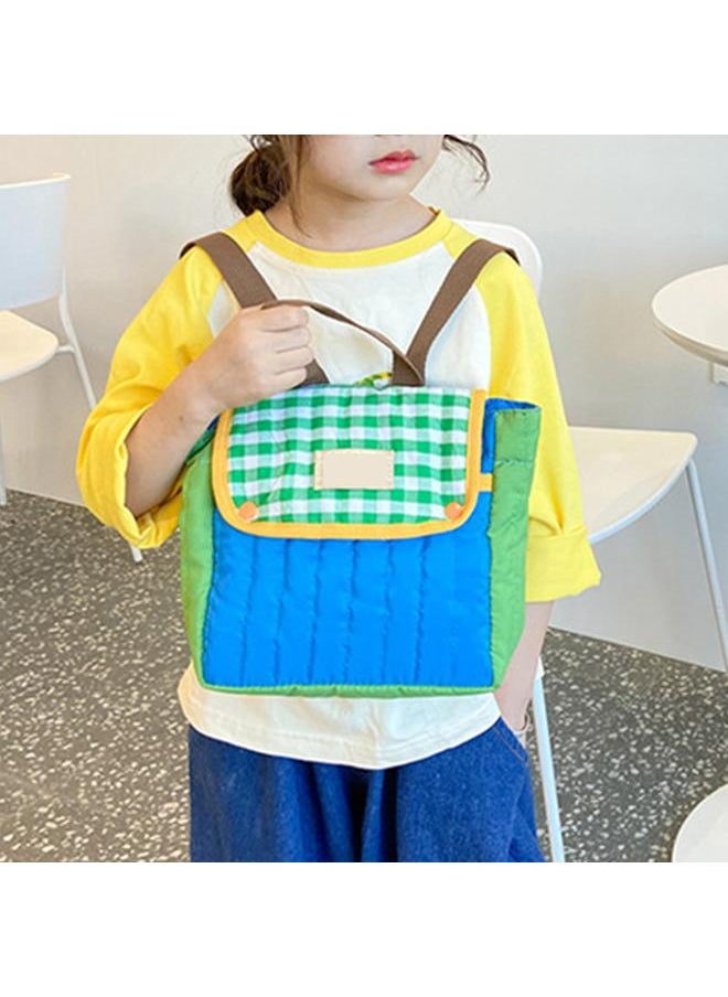 Kids Beach Bag Contrast Color Cute Cartoon Breathable Soft Comfortable Kids Book Bag for Travel Primary School Backpack Free Size
