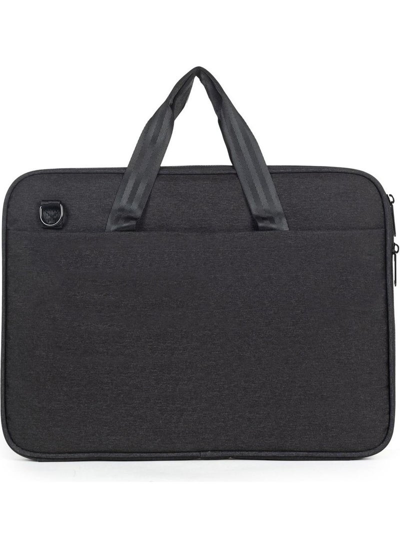 Necati Bag Macbook Organizer Laptop Briefcase 15.6 & 16 Inch Black