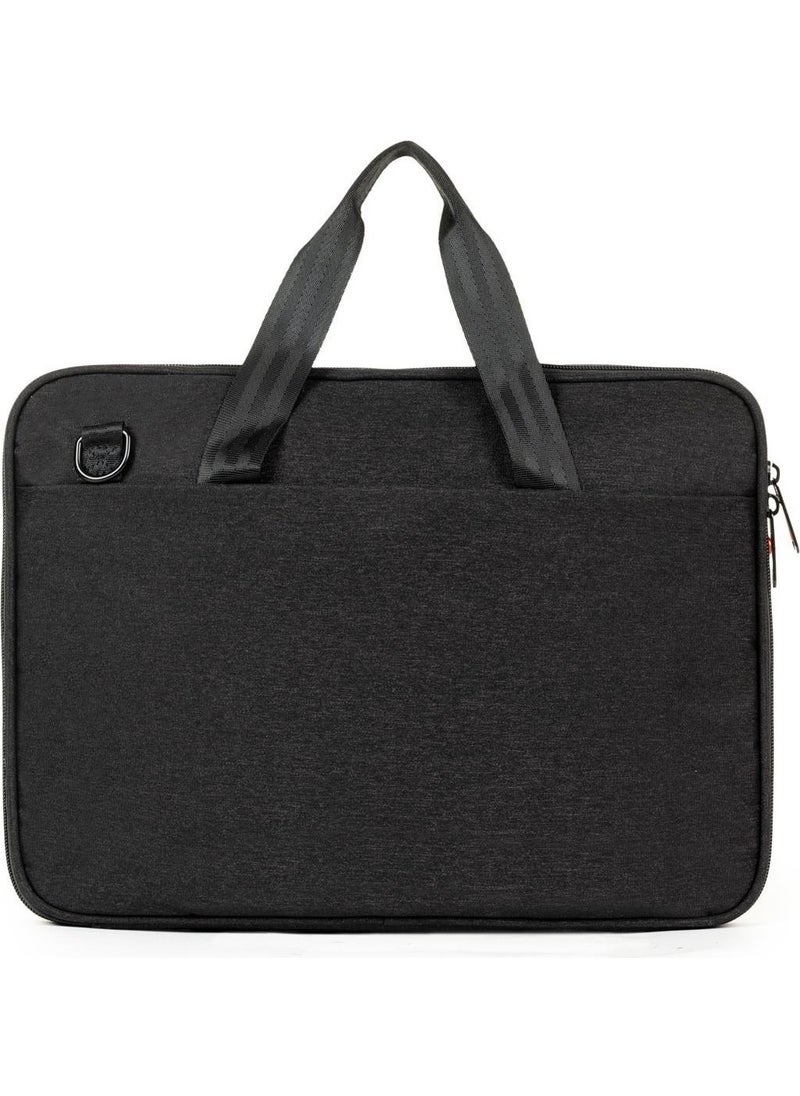 Necati Bag Macbook Organizer Laptop Briefcase 13 & 14 Inch Black