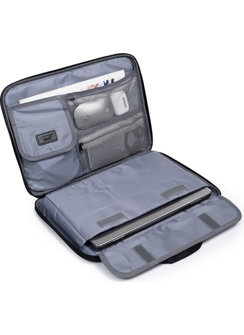 Necati Bag Macbook Organizer Laptop Briefcase 13 & 14 Inch Navy Blue