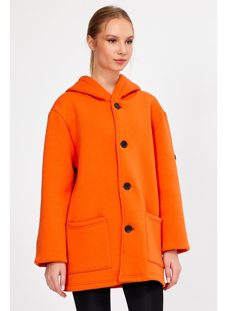 Alexandergardı Hooded Oversize Cardigan with Ribbon Inside (E23-607 03)