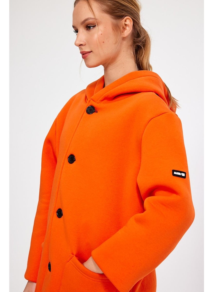 Alexandergardı Hooded Oversize Cardigan with Ribbon Inside (E23-607 03)