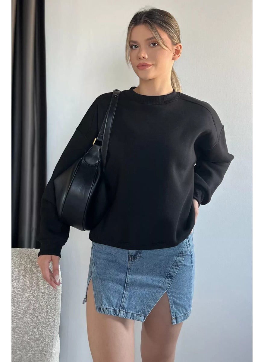 Gulseli Crew Neck Oversize Women's Sweatshirt