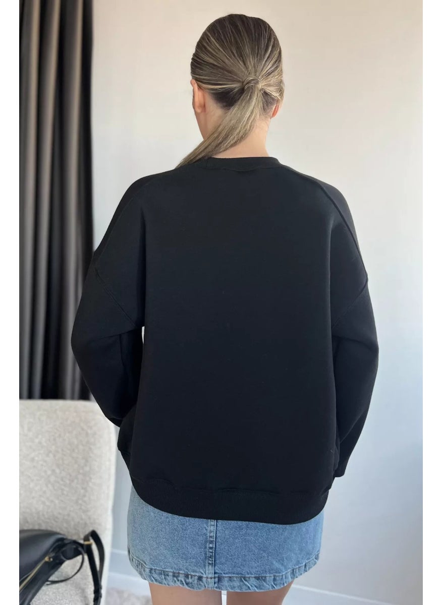 Gulseli Crew Neck Oversize Women's Sweatshirt