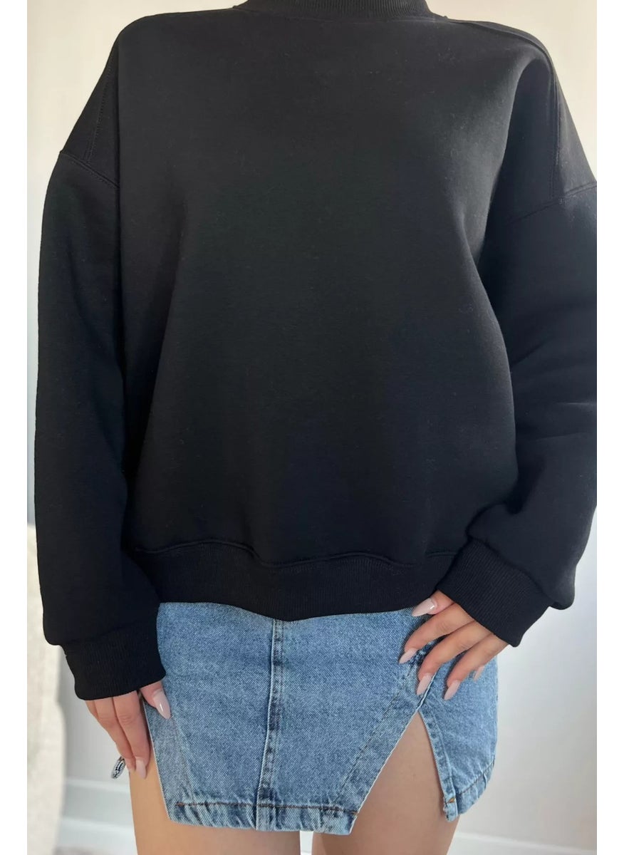 Gulseli Crew Neck Oversize Women's Sweatshirt