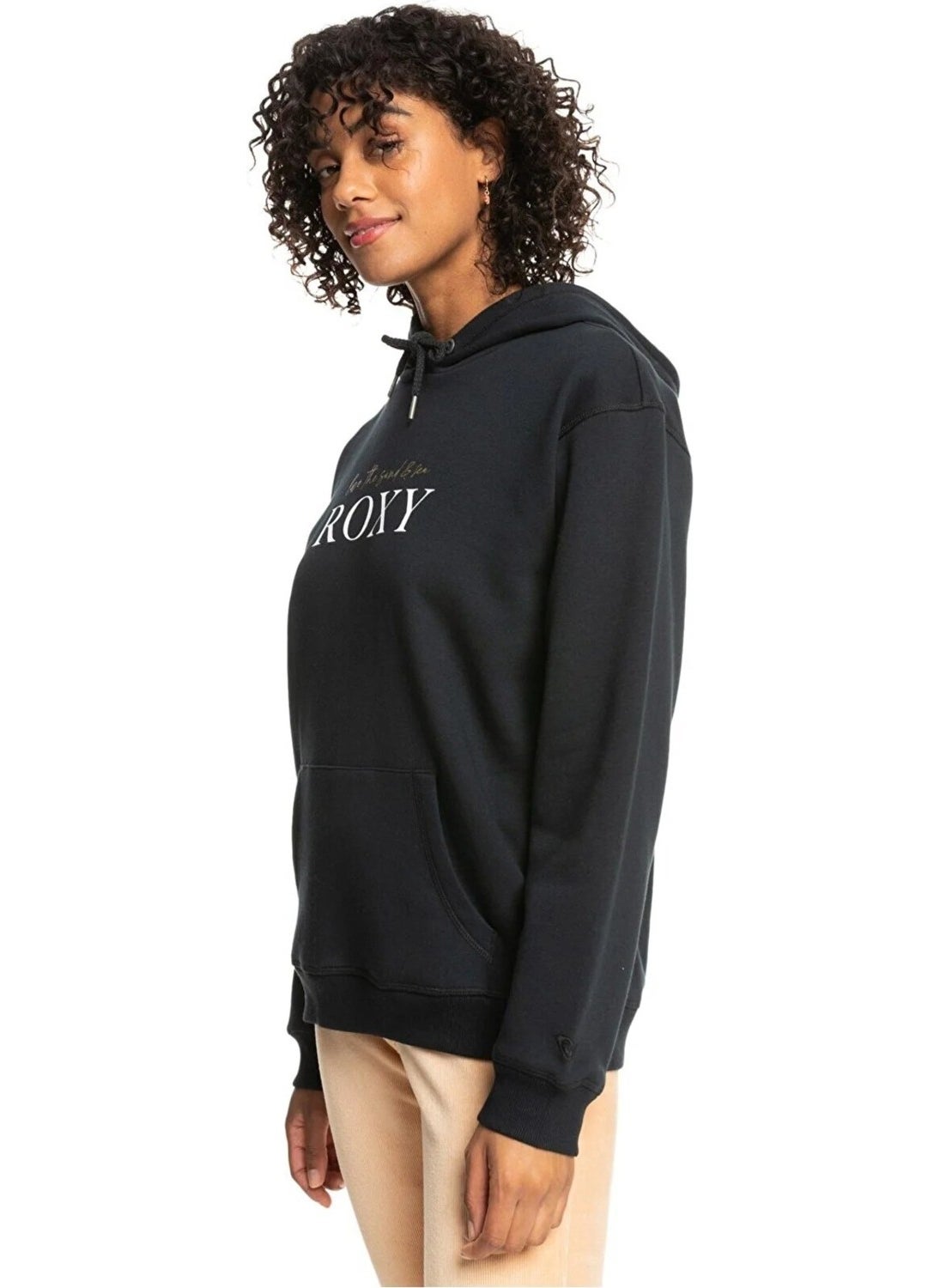 Surf Stoked Hoodie Brushed Anthracite Women's Sweatshirt