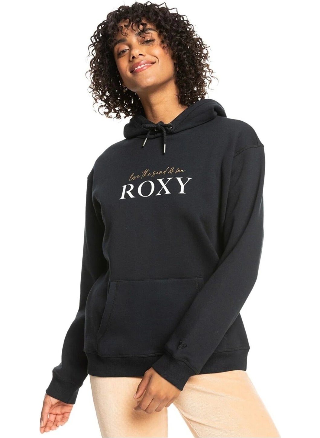 Surf Stoked Hoodie Brushed Anthracite Women's Sweatshirt