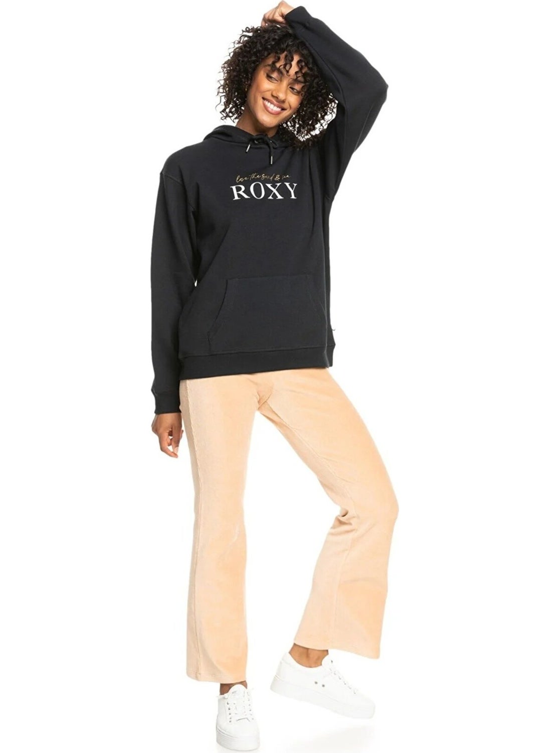 Surf Stoked Hoodie Brushed Anthracite Women's Sweatshirt