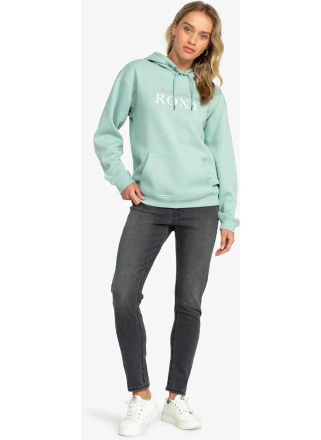 Surf Stoked Hoodie Brushed Blue Women's Sweatshirt