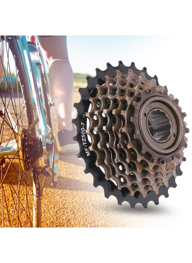 TZ500-7 Mixture Material Mountain Bicycle 7 Speed Freewheel for 21 Speed Bike Cycling Accessory