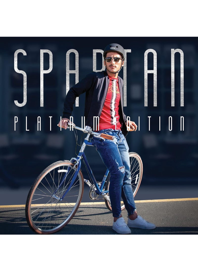 Platinum City bike for Men | 27.5 inch wheel size|7-Speed Shimano Gears| Cruiser Bike for adults | Navy