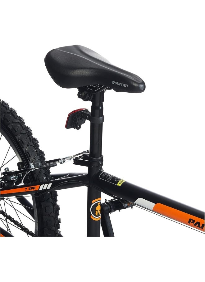 Panther Mountain Bike with Shimano Shifter | 20 inch wheel size | 7 speed Shimano gears | For teens| Matte black