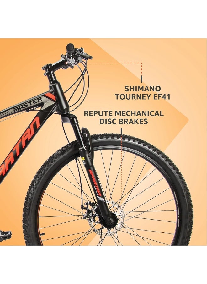 Master Mountain Bike| 29 inch wheel size | 21 speed Shimano gear |for adults| Sea Blue