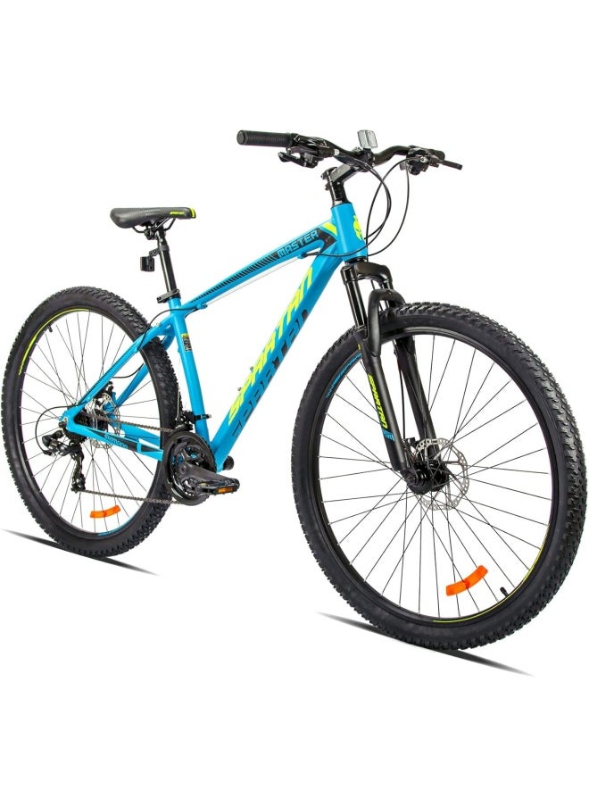 Master Mountain Bike| 29 inch wheel size | 21 speed Shimano gear |for adults| Sea Blue