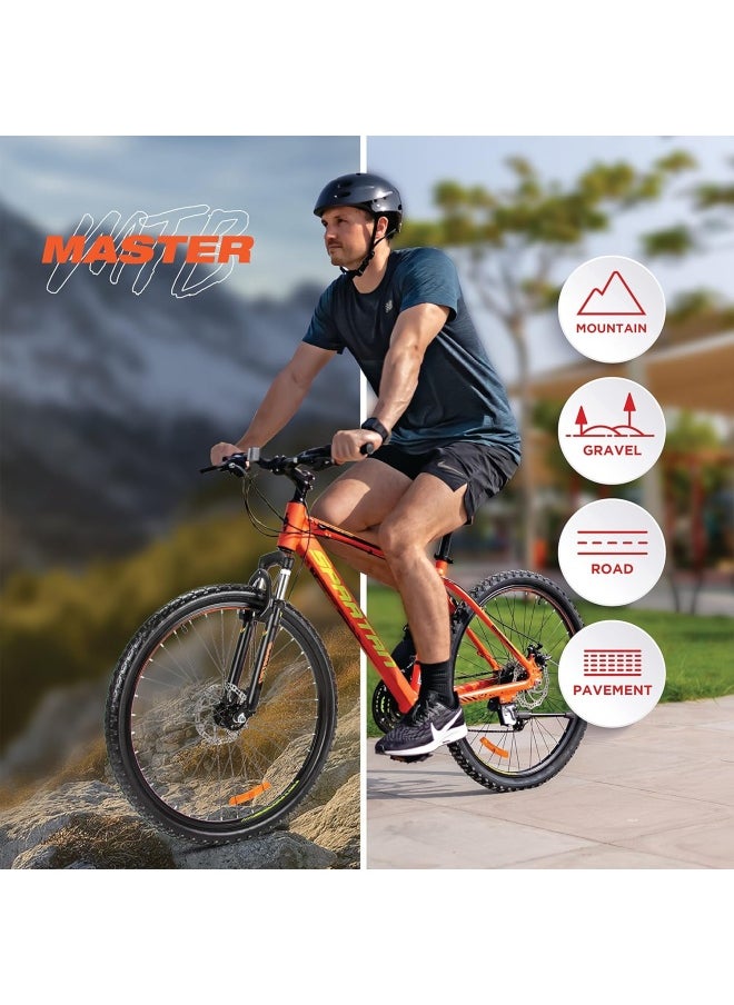 Master Mountain Bike| 29 inch wheel size | 21 speed Shimano gear |for adults| Sea Blue