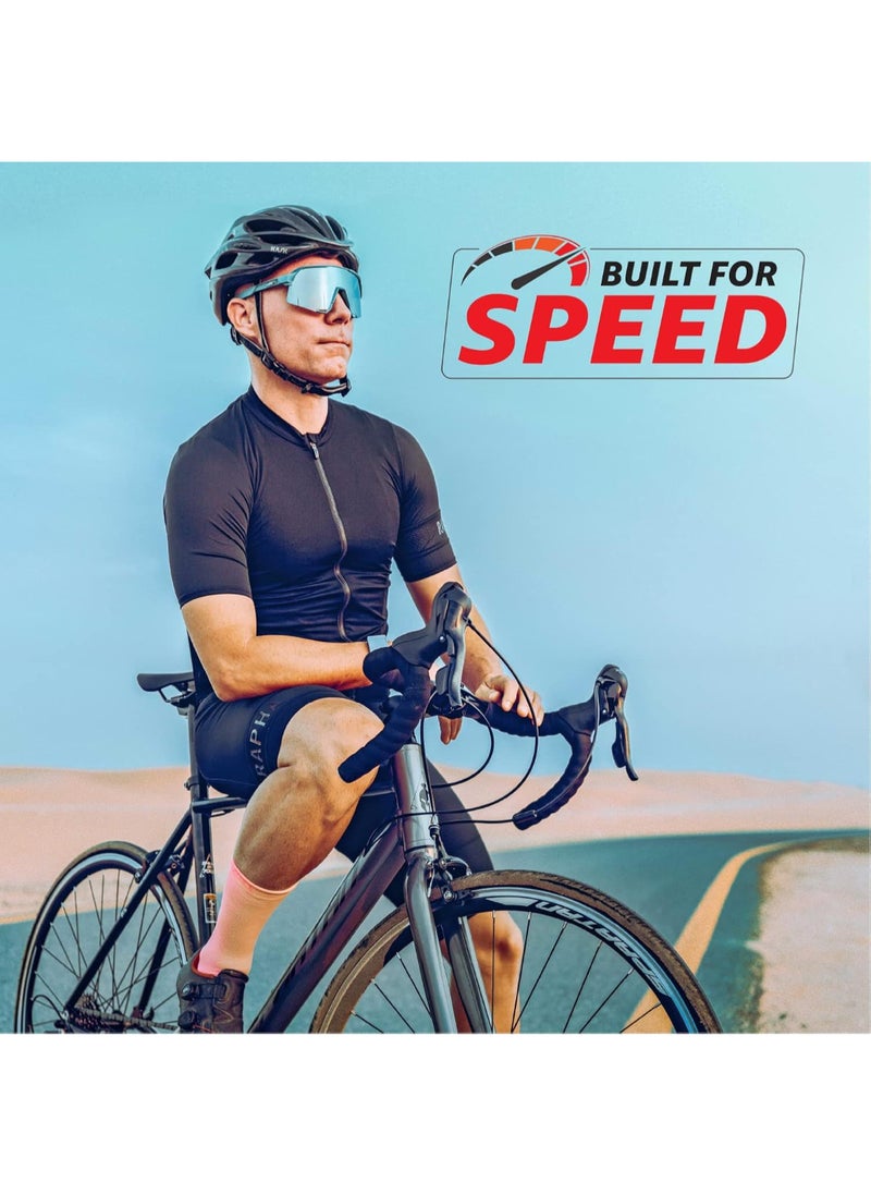 700c Peloton Road Bike | 29 inch wheel size | 21 Speed Shimano gear| for adults| Shadow Black & Lava Red