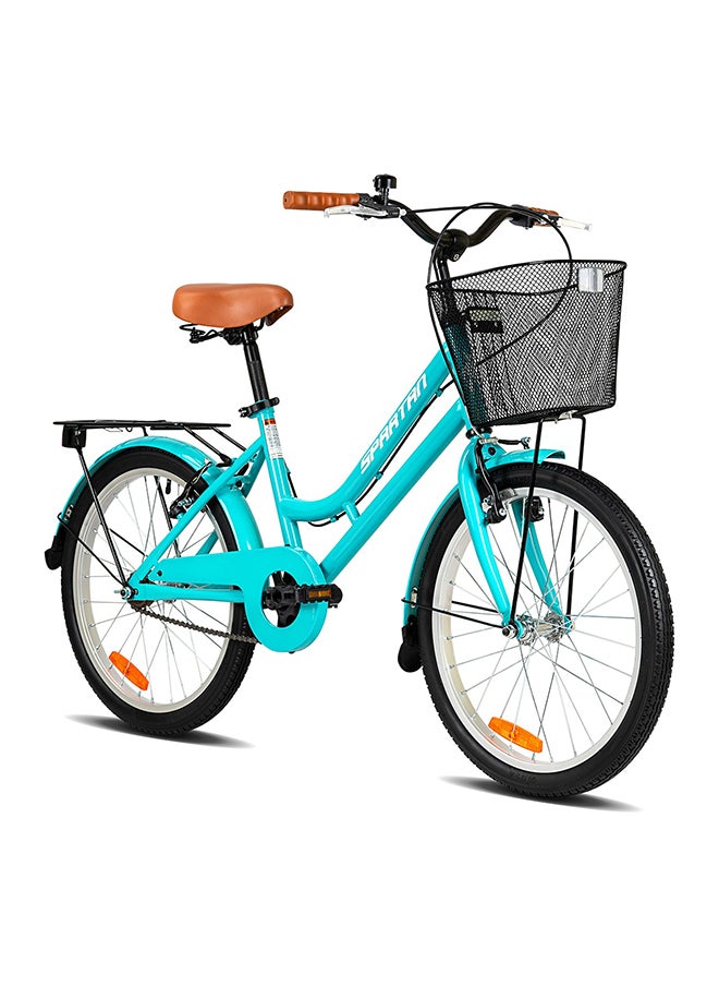 Classic City Bike for Youth |20 inch wheel size |Single speed bike | Light Blue